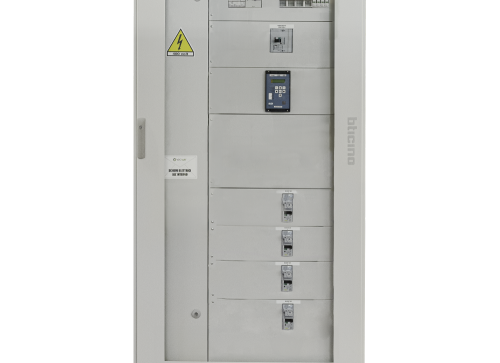 Quadro elettrico di interfaccia SecSun 400 kWp (4 inverter)